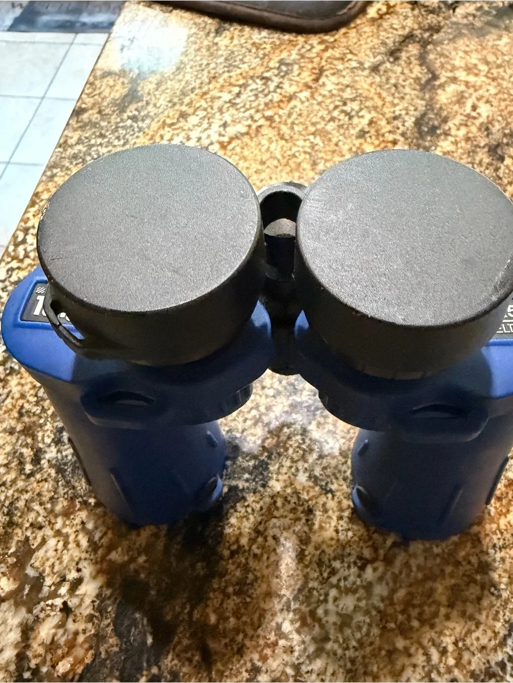 Blue Compact Binoculars with Comfortable Grip
